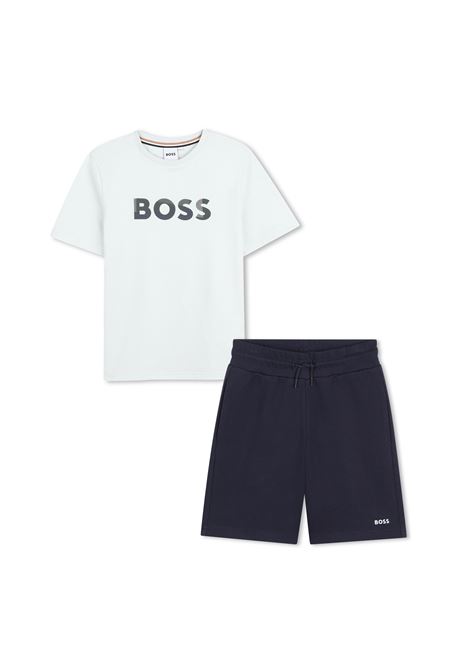 Completo t-shirt e bermuda HUGO BOSS KIDS | J5300873K